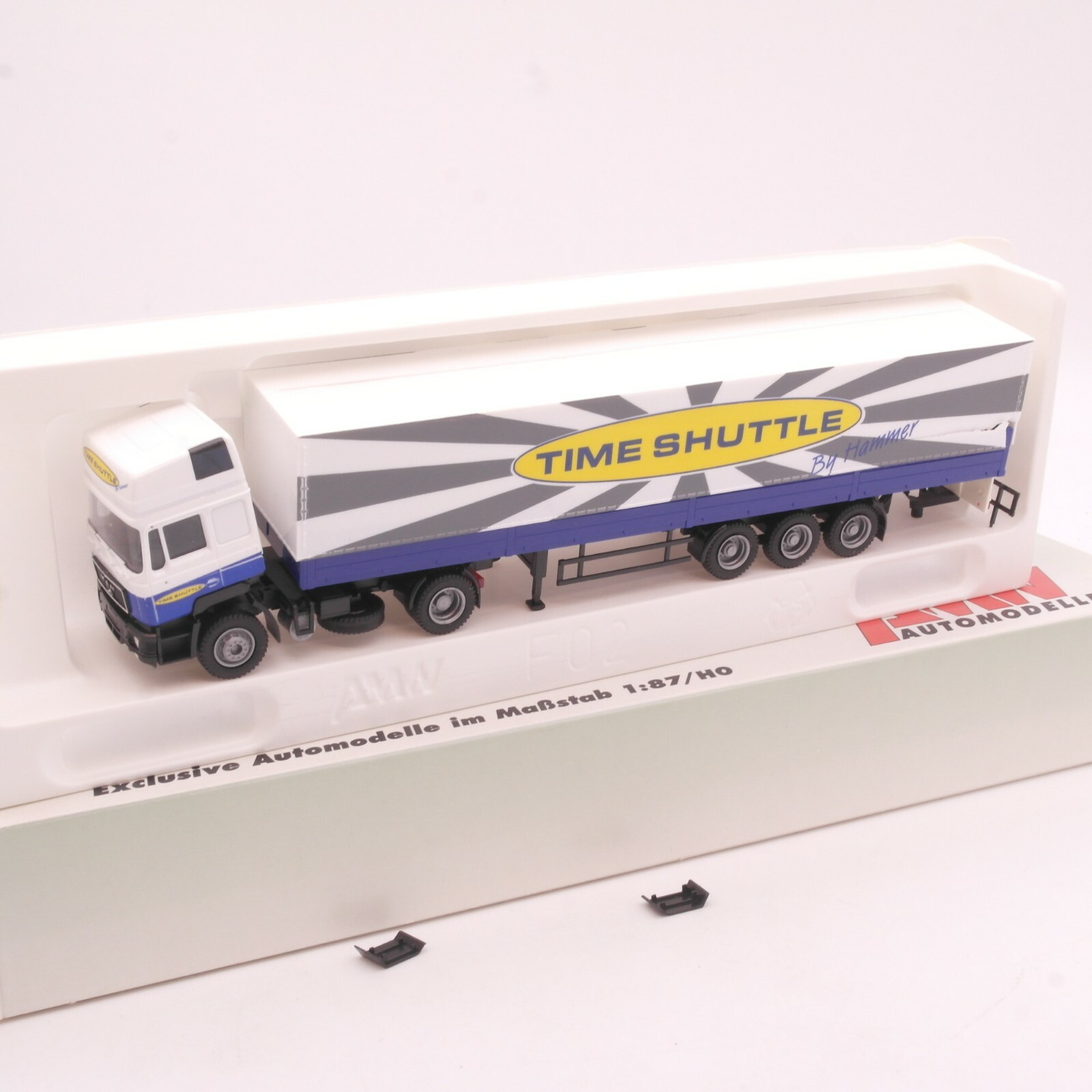 AMW 1:87 Nr.: 70132 MAN F90 HD Sattelzug Time Shuttle, in OVP RT9098