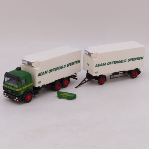 AMW / AWM 1:87 Mercedes SK Hängerzug Adam Offergeld, siehe Bilder o. EB9877