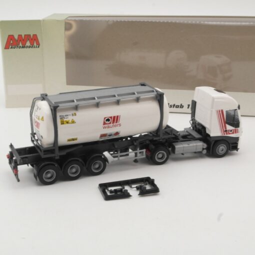 AWW 1:87 9167.81 Iveco HiWay Swapbody-Sattelzug Wauters in OVP QR6357 – Bild 3