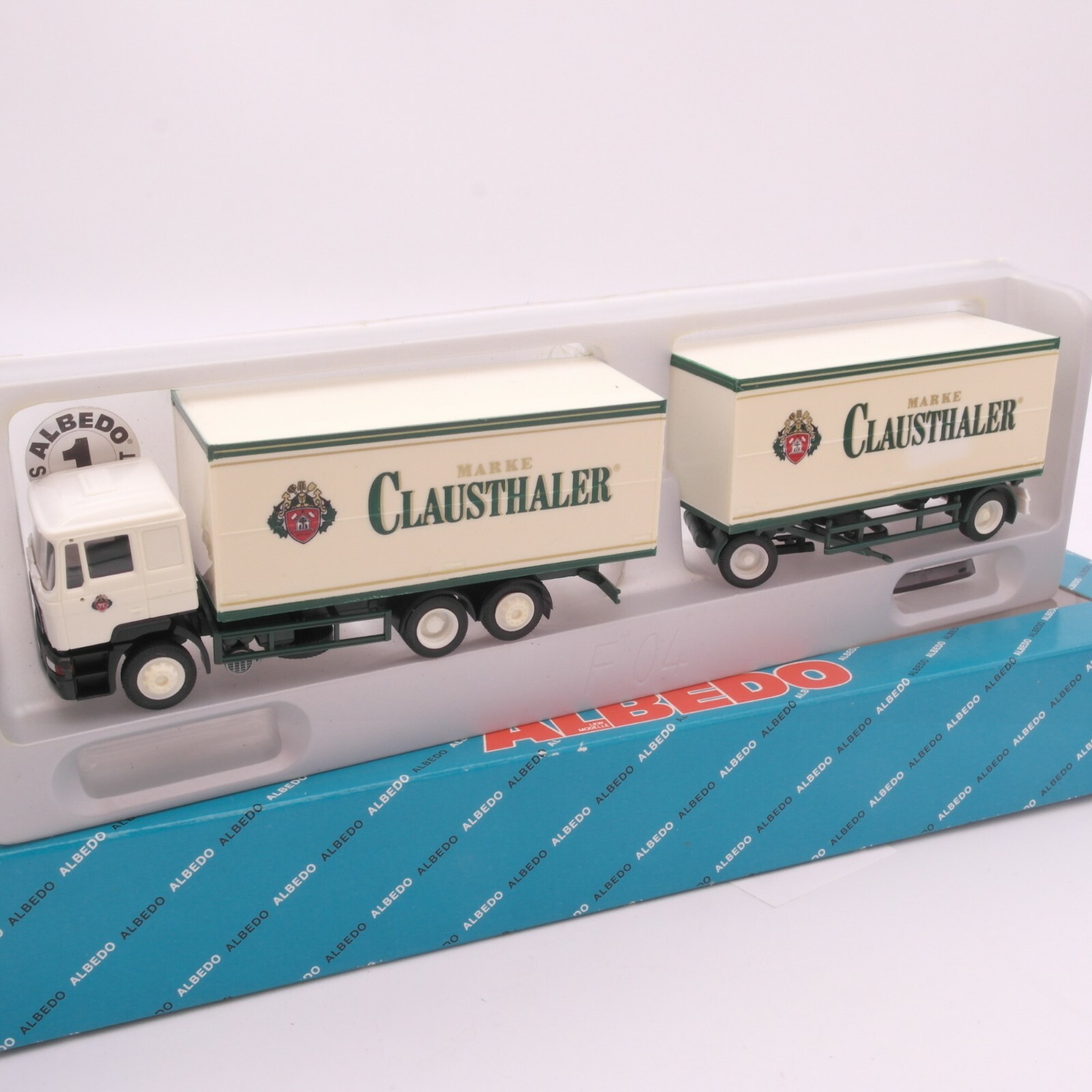 Albedo 1:87 200354 MAN F90 HZG Clausthaler in OVP RT1415