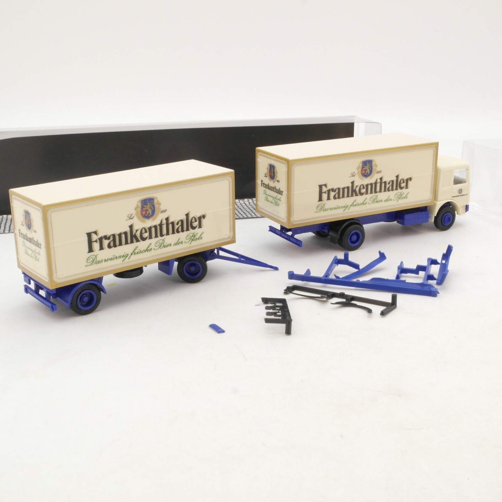 Albedo 1:87 MAN Hängerzug Frankenthaler in OVP RG5691 – Bild 3