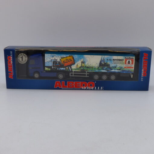 Albedo 1:87 MB Actros Sattelzug - Modellbahn Messe Köln 2000, in OVP EB3404 – Bild 4
