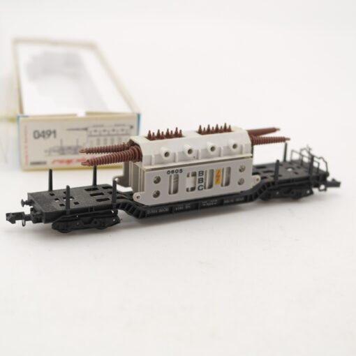 Arnold N 0491 Tiefladewagen mit Trafo BBC in OVP RR2101