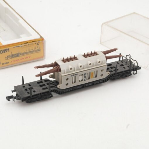 Arnold N 0491 Tiefladewagen mit Transformator in OVP RR11 – Bild 3