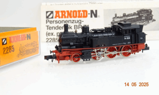 Arnold N 2285 Dampflok BR 74 959 der DB in OVP JL717