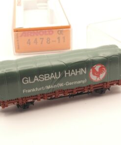 Arnold N 4478-11 SoMo 90 Rungenwagen "GLASBAU HAHN" neuwertig in OVP ER5081