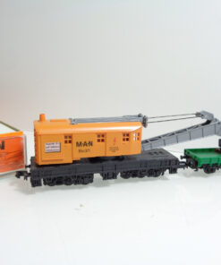 Arnold N 4650 Kranwagen MAN mit Schutzwagen in OVP JD2218