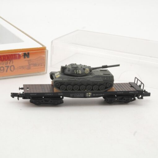 Arnold N 4970 Güterwagen mit Panzer beladen in OVP RR3 – Bild 3