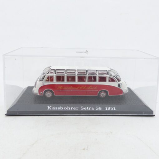 Atlas 1:72 Kässbohrer Setra S8 Überlandbus 1951 zweifarbig in PC-Box EX6937