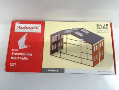 Auhagen H0 80 100 Erweiterung Werkhalle in OVP QR4665 – Bild 3
