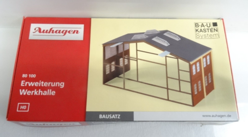 Auhagen H0 80 100 Erweiterung Werkhalle in OVP QR4665