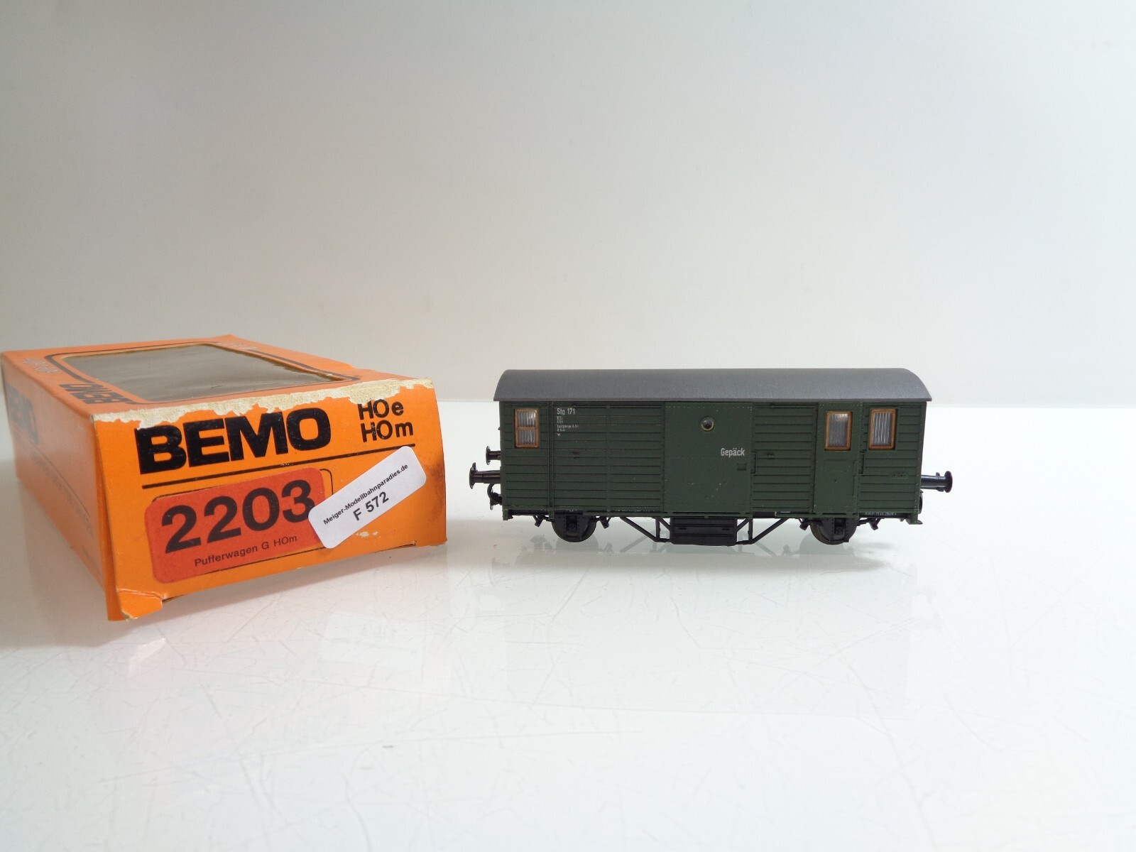 BEMO H0 2203 AC Pufferwagen in OVP F572