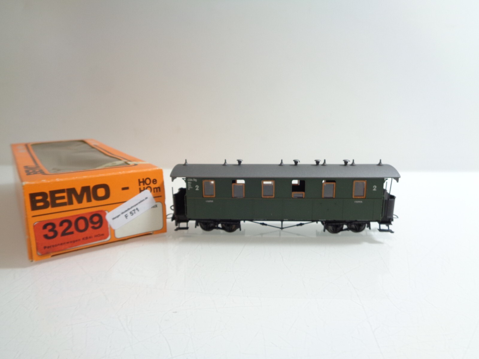 BEMO H0 3209 AC Personenwagen 2. Kl. in OVP F571