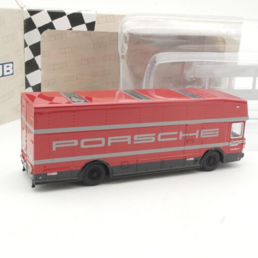 BUB 1:87 07150 Porsche Renntransporter 2005 neuwertig in OVP QR9497 – Bild 3