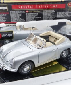Bburago 1:18 Nr.: 3031 Porsche 356 B Cabriolet (1961) metallic, in OVP EX778