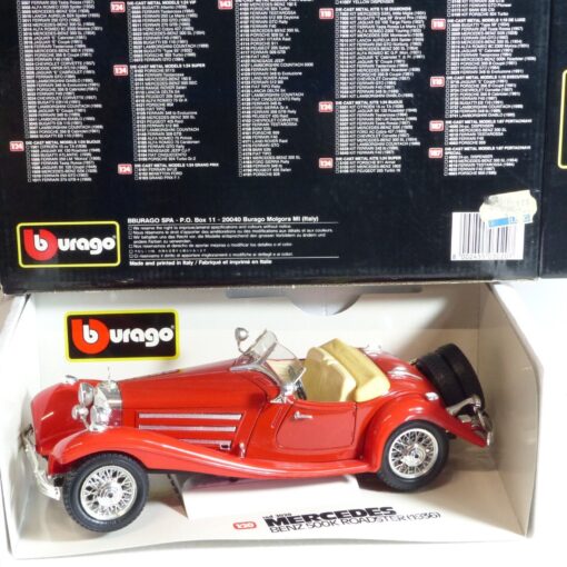 Bburago / Burago 1:20 3020 Mercedes Benz 500K Roadster rot in OVP EX3209