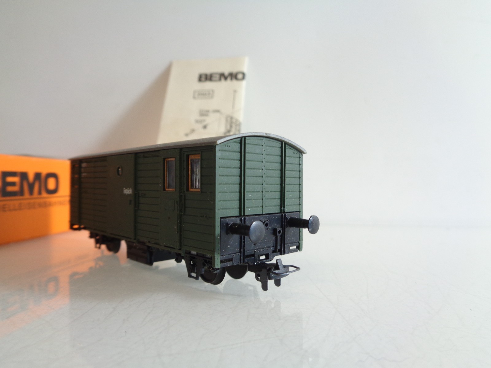 Bemo H0e 2203 Pufferwagen G  in OVP BH827 – Bild 4