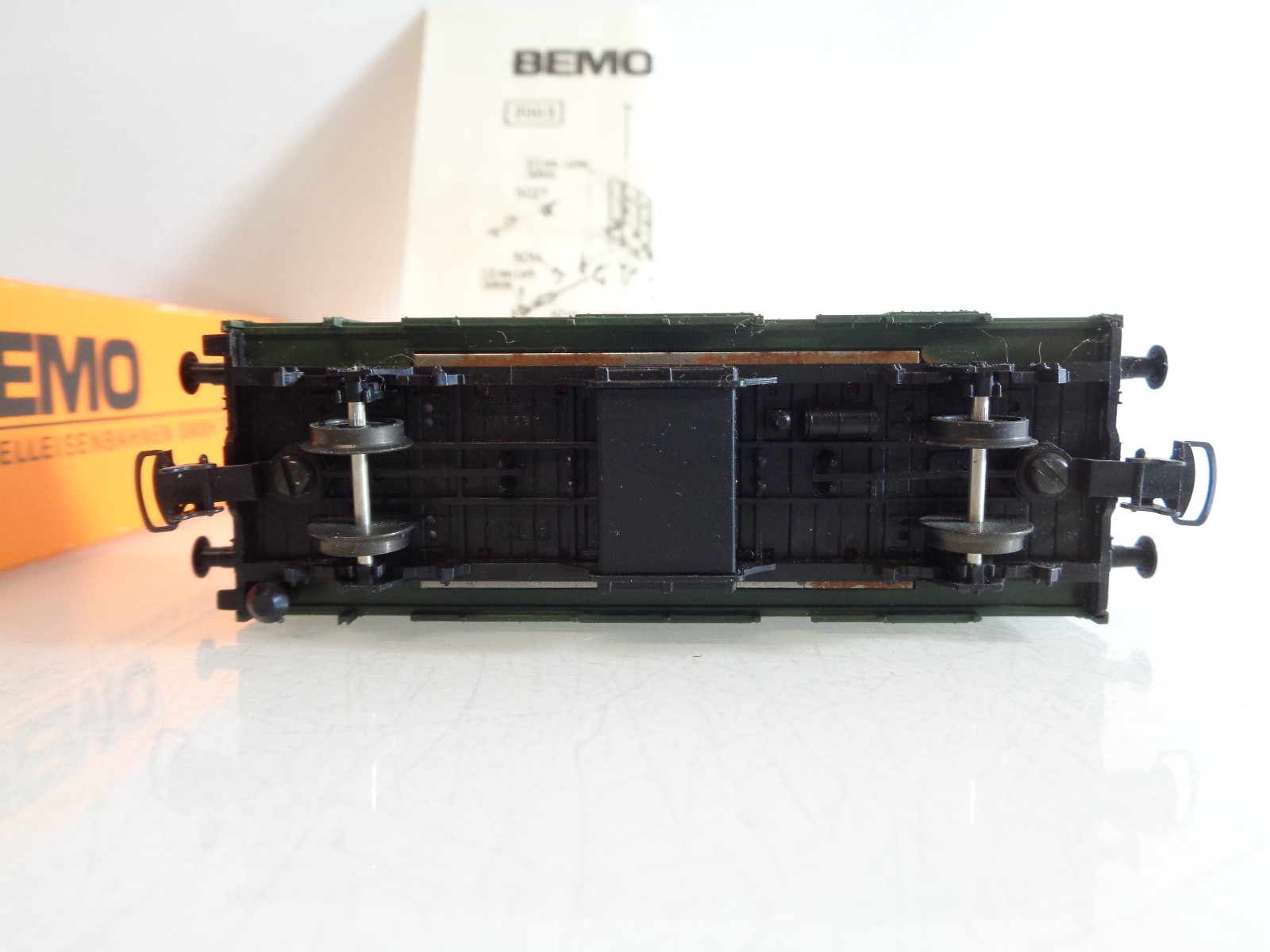 Bemo H0e 2203 Pufferwagen G  in OVP BH827 – Bild 5