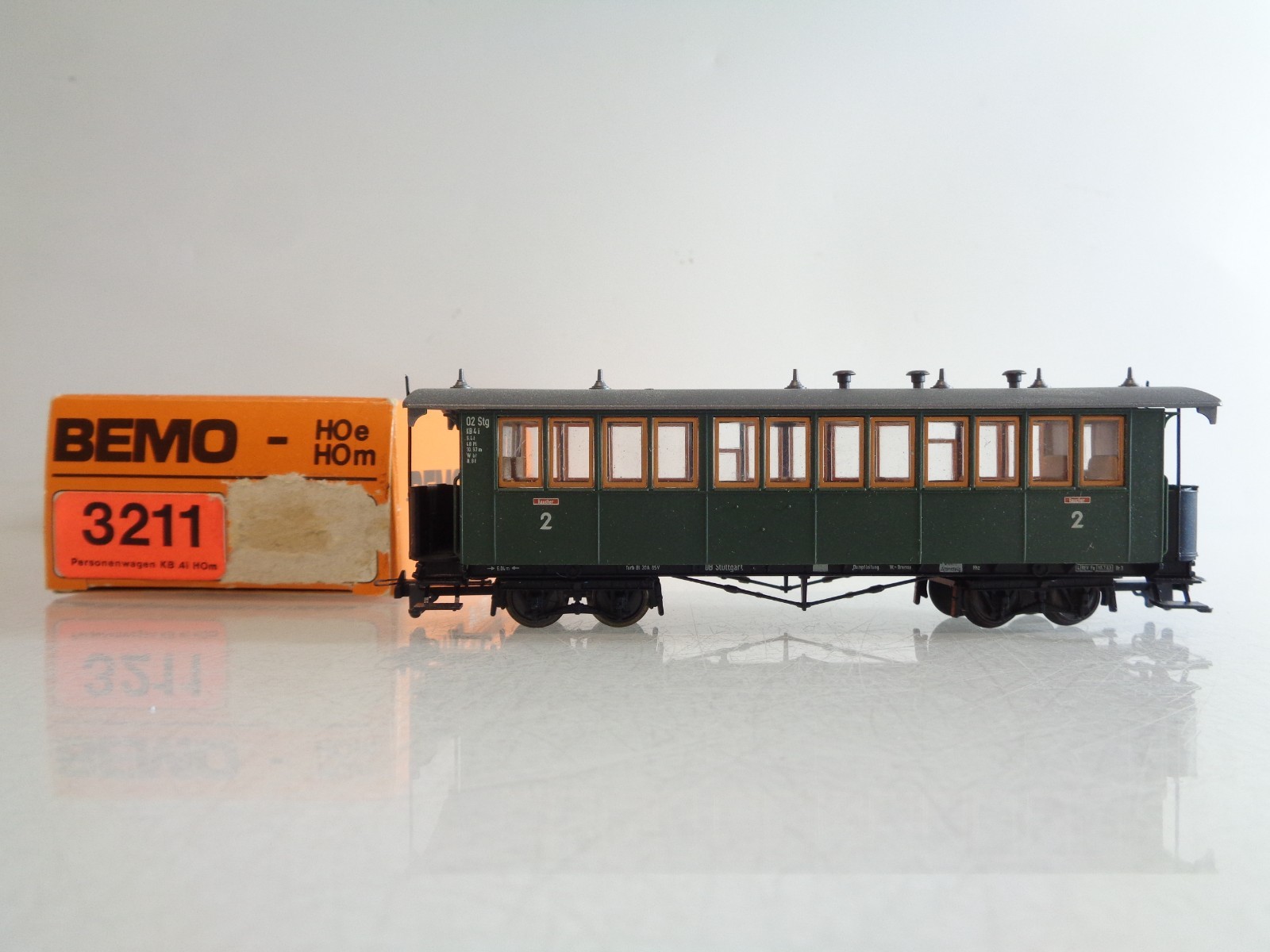 Bemo H0m 3211 Personenwagen 2.Kl. in OVP BH821