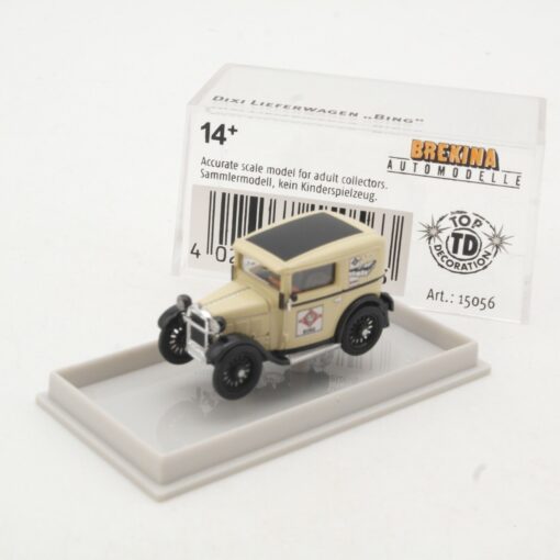 Brekina 1:87 15056 BMW Dixi Lieferwagen Bing in OVP QR9591