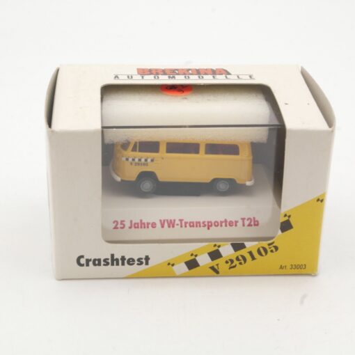 Brekina 1:87 25 Jahre VW Transporter T2b Crashtest in OVP QR7134 – Bild 4