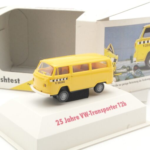 Brekina 1:87 25 Jahre VW Transporter T2b Crashtest in OVP QR7134