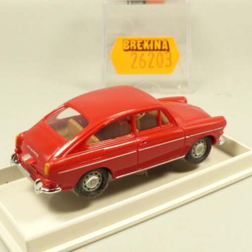 Brekina 1:87 26203 VW 1600 Fließheck rot in OVP EX7288 – Bild 3