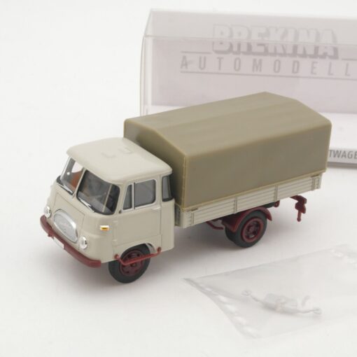 Brekina 1:87 30507 Robur Pritsche / Plane Lastwagen neuwertig in OVP QR9553