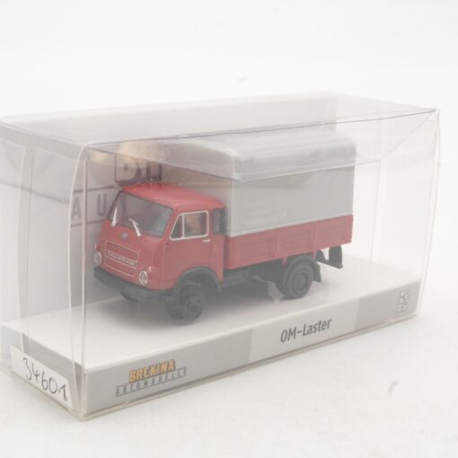 Brekina 1:87 34601 OM-Laster Lupetto Pritsche / Plane  neuwertig in OVP QR9177 – Bild 3