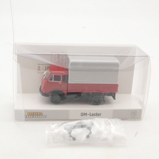 Brekina 1:87 34601 OM-Laster Lupetto Pritsche / Plane  neuwertig in OVP QR9177