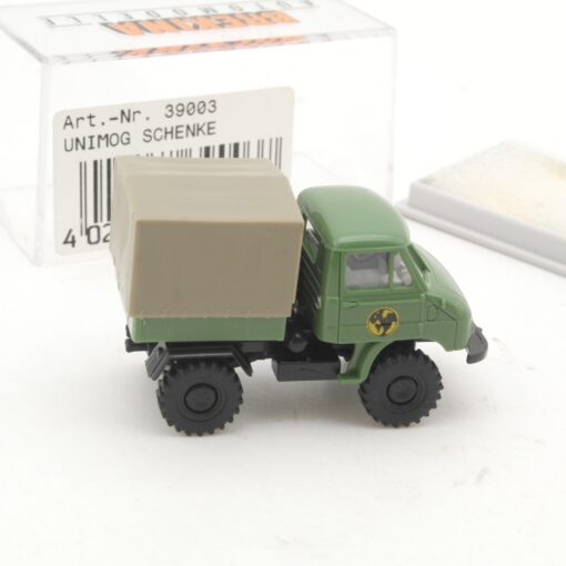 Brekina 1:87 39003 MB 411 Unimog Schenker in OVP RR2954 – Bild 3