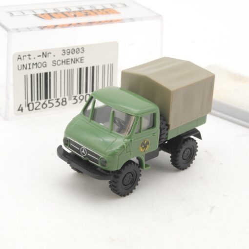 Brekina 1:87 39003 MB 411 Unimog Schenker in OVP RR2954