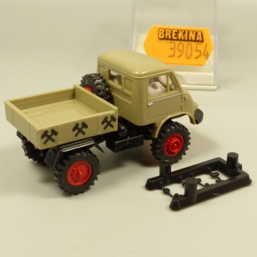 Brekina 1:87 39054 MB Unimog 402 Kurzpritsche Kohlenhändler in OVP EX7292 – Bild 3