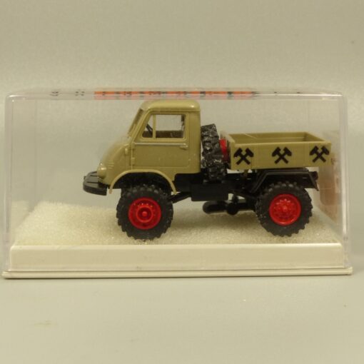 Brekina 1:87 39054 MB Unimog 402 Kurzpritsche Kohlenhändler in OVP EX7292 – Bild 4