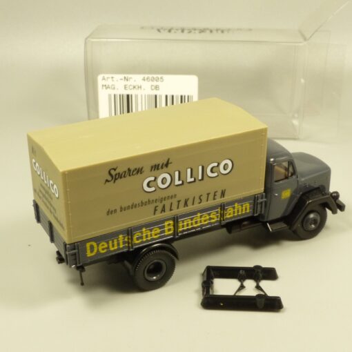Brekina 1:87 46005 Magirus Eckhauber Pritschen-LKW Collico DB in OVP EX7456 – Bild 3