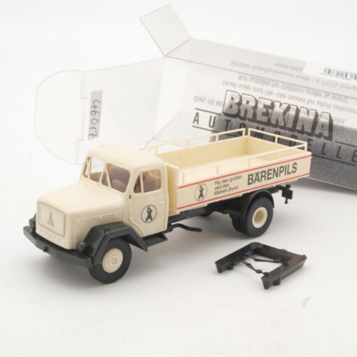 Brekina 1:87 46017 Magirus 125 Getränkepritsche Bärenpils in OVP QR9212