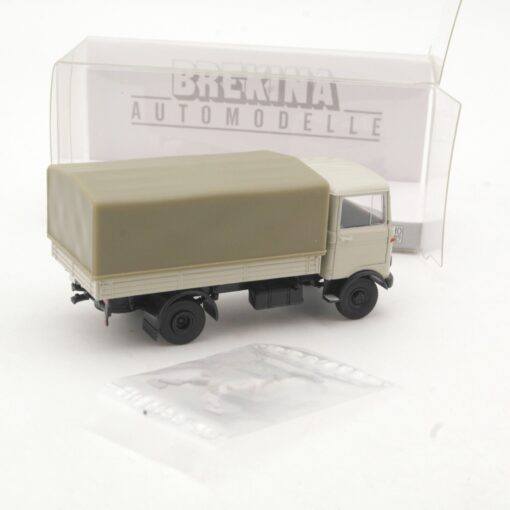 Brekina 1:87 48502 MB LP 608 Pritschen-Lkw neuwertig in OVP QR9362 – Bild 3