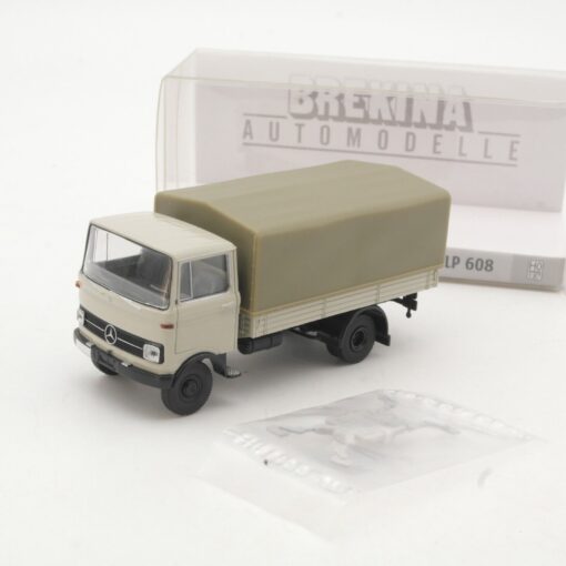 Brekina 1:87 48502 MB LP 608 Pritschen-Lkw neuwertig in OVP QR9362