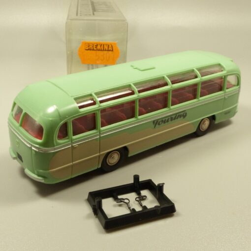 Brekina 1:87 5301 Mercedes Benz O 321 Reisebus Touring zweifarbig in OVP EX7211 – Bild 3