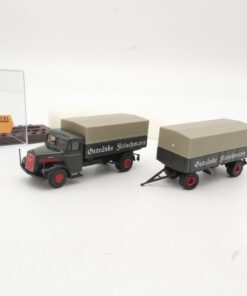 Brekina 1:87 72204 MAN F 8 P/P Hängerzug Getränke Fleischmann in OVP RR821