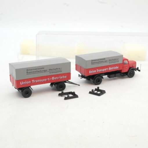Brekina 1:87 7328 Henschel HS 140 Hängerzug Union Transport in OVP RG1043 – Bild 3