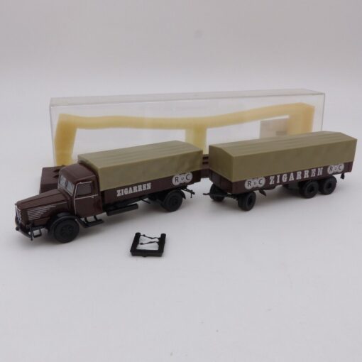 Brekina 1:87 74508 Büssing 8000 Hängerzug RuC Zigarren in OVP EX3940