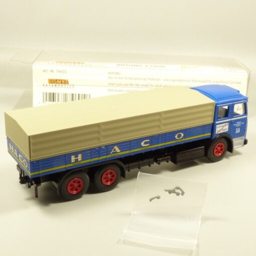 Brekina 1:87 74601 Büssing 12000 Planen-LKW HACO in OVP EX5279 – Bild 3