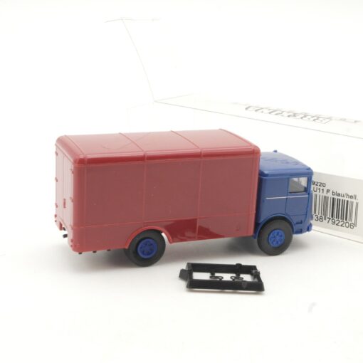 Brekina 1:87 79220 Büssing LU 11 F Koffer-LKW in OVP QR9172 – Bild 3