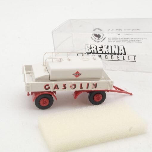 Brekina 1:87 Anhänger Gasolin mit Tankaufbau in OVP RR2765 – Bild 3