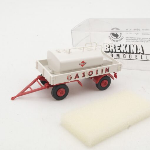 Brekina 1:87 Anhänger Gasolin mit Tankaufbau in OVP RR2765