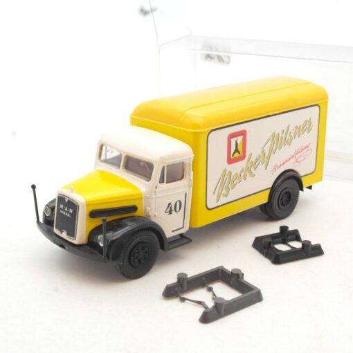 Brekina 1:87 MAN F8 Koffer LKW Becker Pilsner in EVP RG17