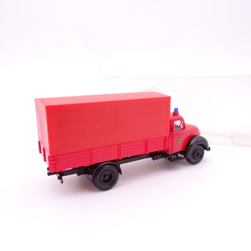 Brekina 1:87 Magirus Deutz Pritsche Plane Feuerwehr in EVP QR3413 – Bild 3