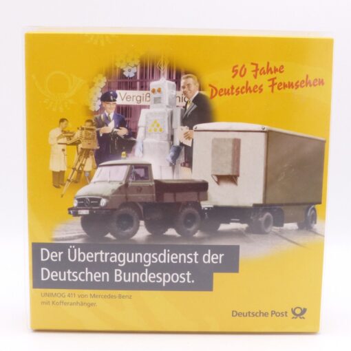 Brekina 1:87 Nr.: 006761 Unimog 411 mit Anhänger Bundespost, in OVP EX1865 – Bild 5
