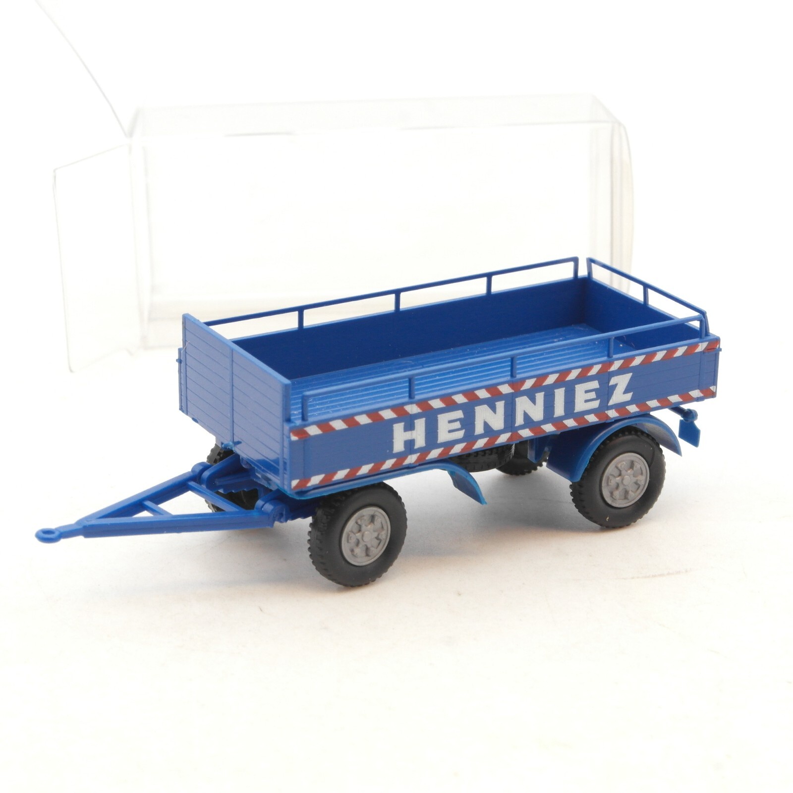 Brekina 1:87 Pritschen Anhänger Henniez in EVP RG212